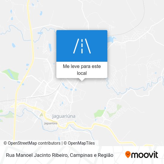 Rua Manoel Jacinto Ribeiro mapa