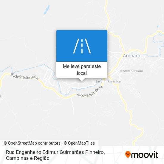 Rua Engenheiro Edimur Guimarães Pinheiro mapa