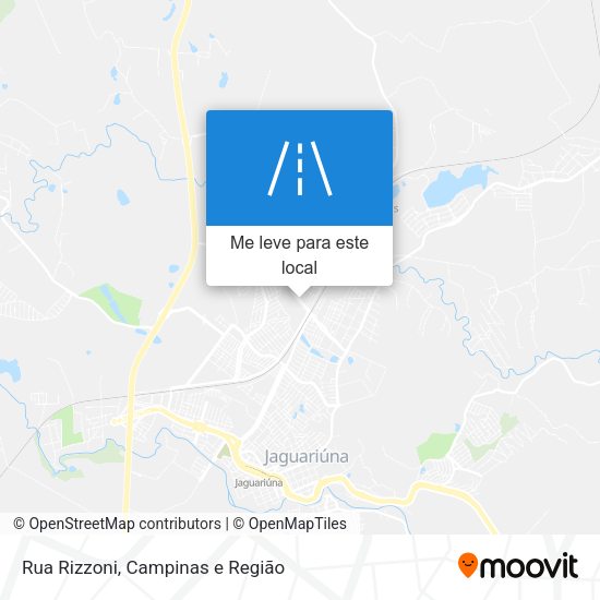 Rua Rizzoni mapa