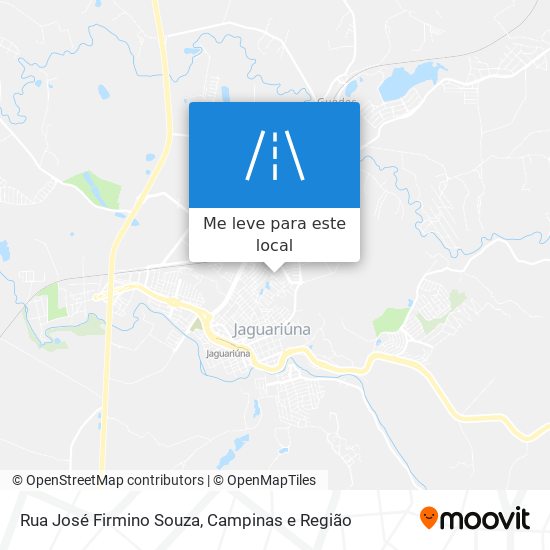 Rua José Firmino Souza mapa