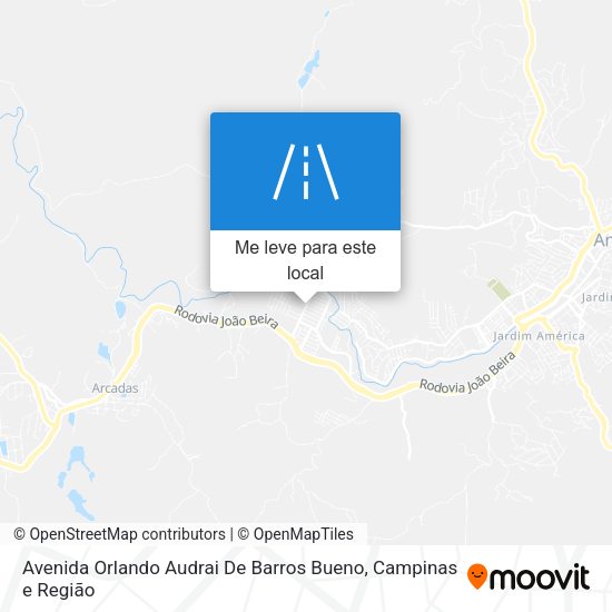 Avenida Orlando Audrai De Barros Bueno mapa
