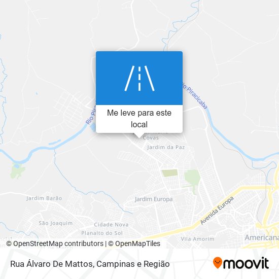 Rua Álvaro De Mattos mapa