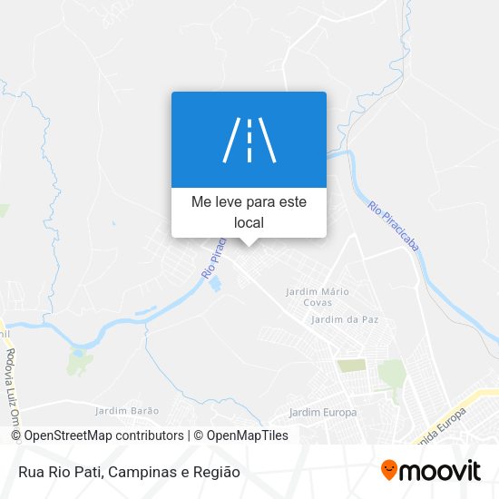 Rua Rio Pati mapa