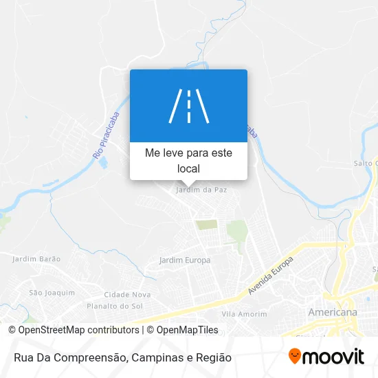 Rua Da Compreensão mapa