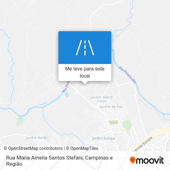 Rua Maria Amelia Santos Stefani mapa