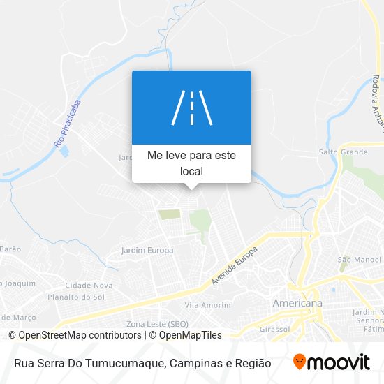 Rua Serra Do Tumucumaque mapa