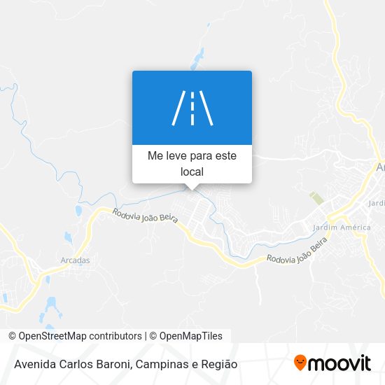 Avenida Carlos Baroni mapa