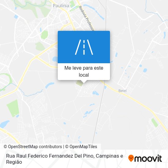 Rua Raul Federico Fernandez Del Pino mapa