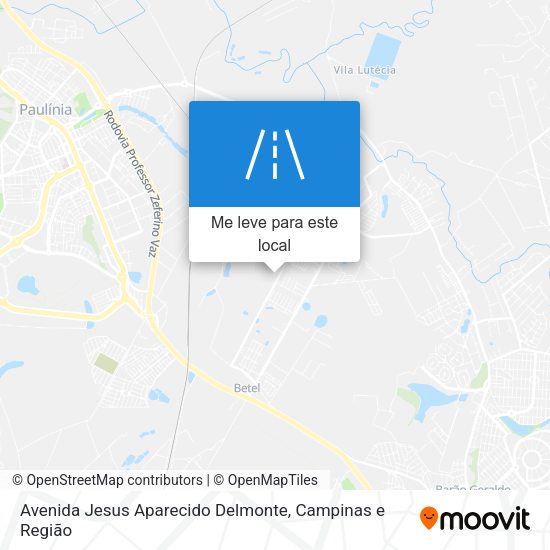 Avenida Jesus Aparecido Delmonte mapa