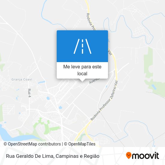 Rua Geraldo De Lima mapa