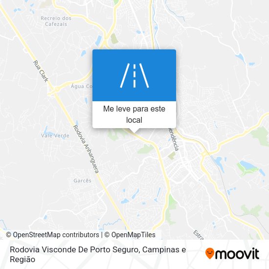 Rodovia Visconde De Porto Seguro mapa