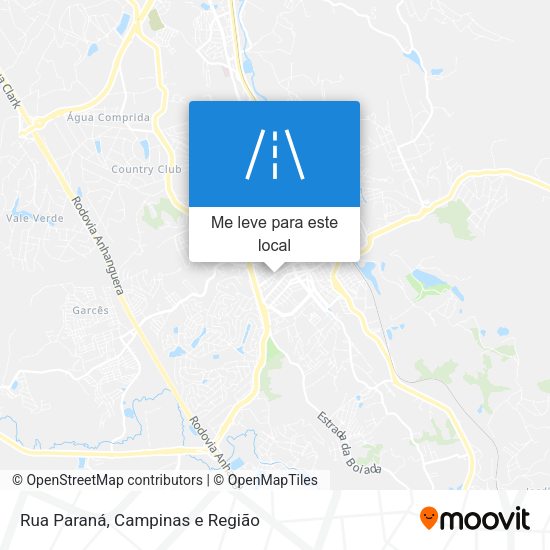 Rua Paraná mapa