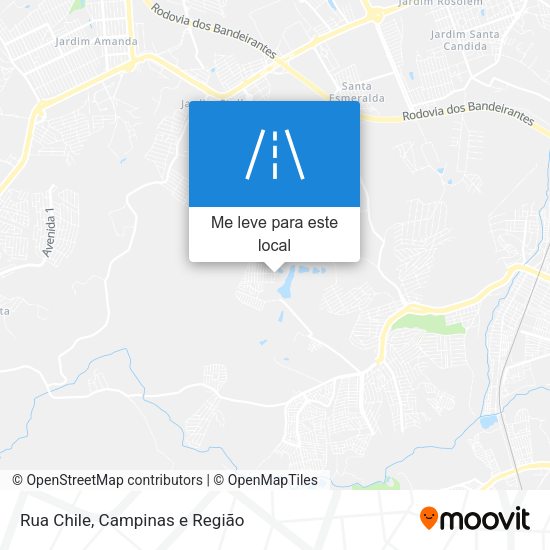 Rua Chile mapa