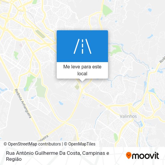 Rua Antônio Guilherme Da Costa mapa