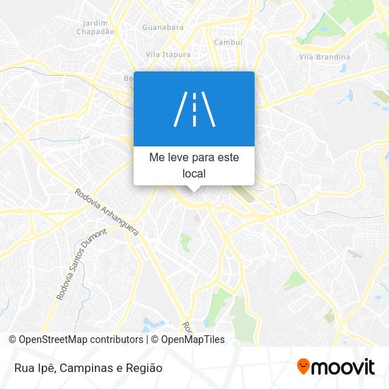 Rua Ipê mapa