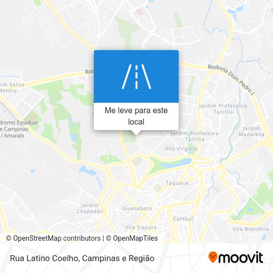 Rua Latino Coelho mapa