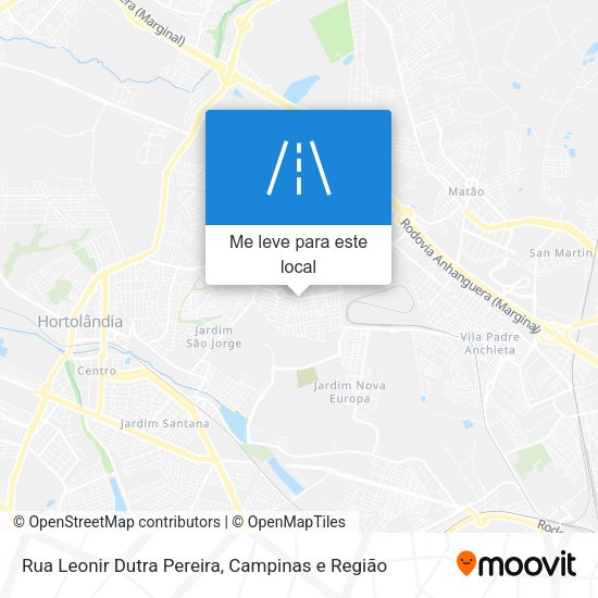 Rua Leonir Dutra Pereira mapa