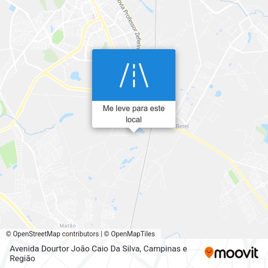 Avenida Dourtor João Caio Da Silva mapa