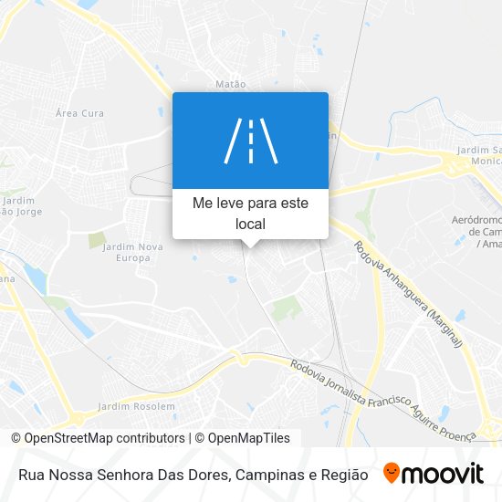 Rua Nossa Senhora Das Dores mapa