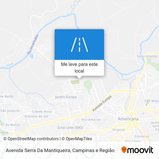 Avenida Serra Da Mantiqueira mapa