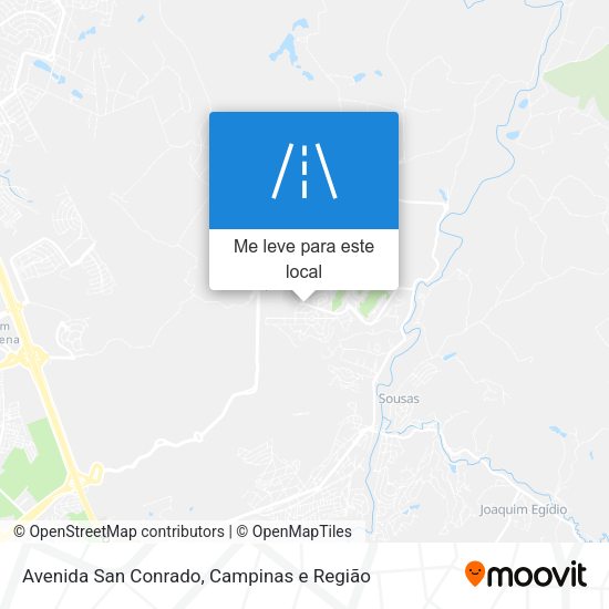 Avenida San Conrado mapa