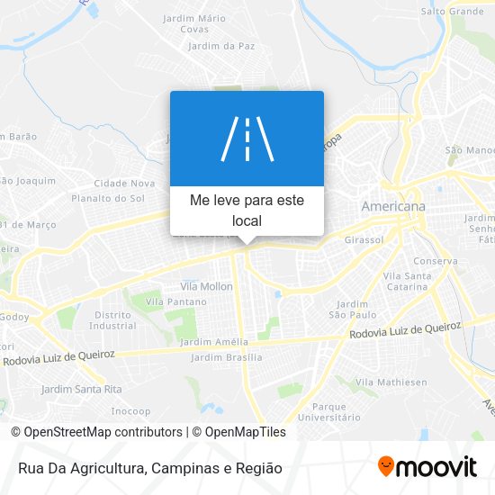 Rua Da Agricultura mapa