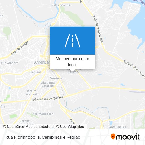Rua Florianópolis mapa