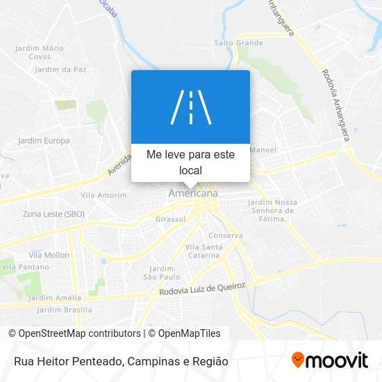 Rua Heitor Penteado mapa