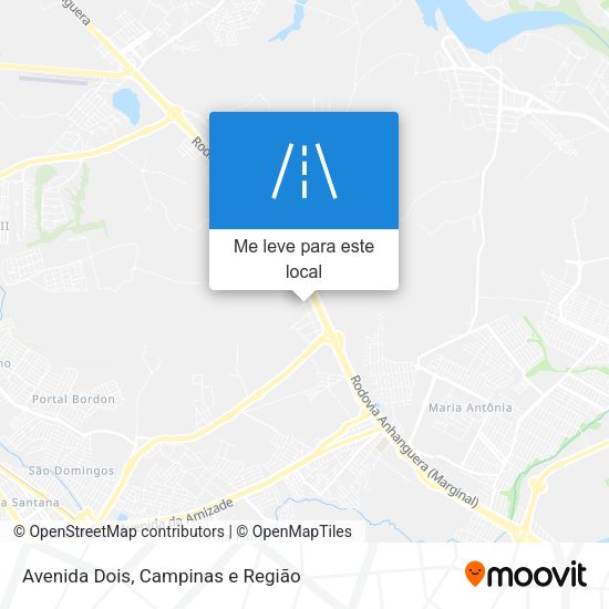 Avenida Dois mapa