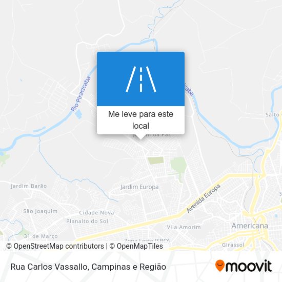 Rua Carlos Vassallo mapa