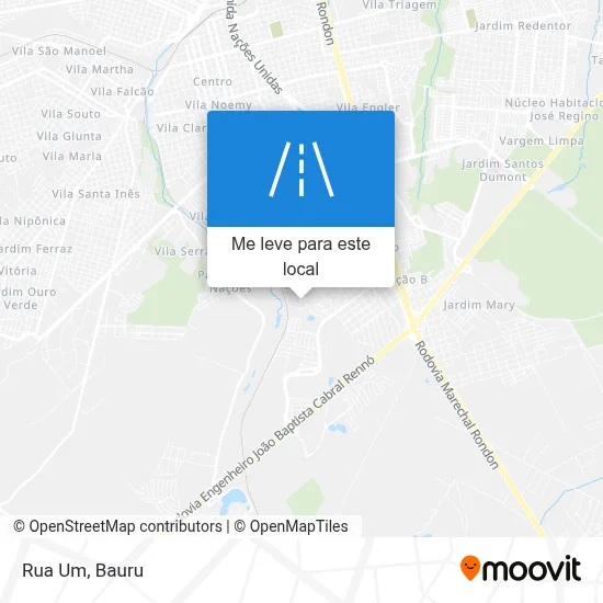 Rua Um mapa