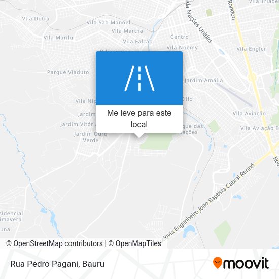 Rua Pedro Pagani mapa
