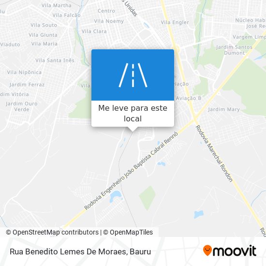 Rua Benedito Lemes De Moraes mapa