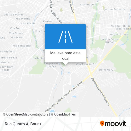 Rua Quatro A mapa