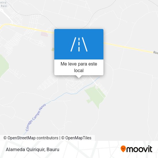 Alameda Quiriquir mapa