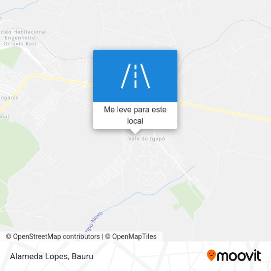 Alameda Lopes mapa