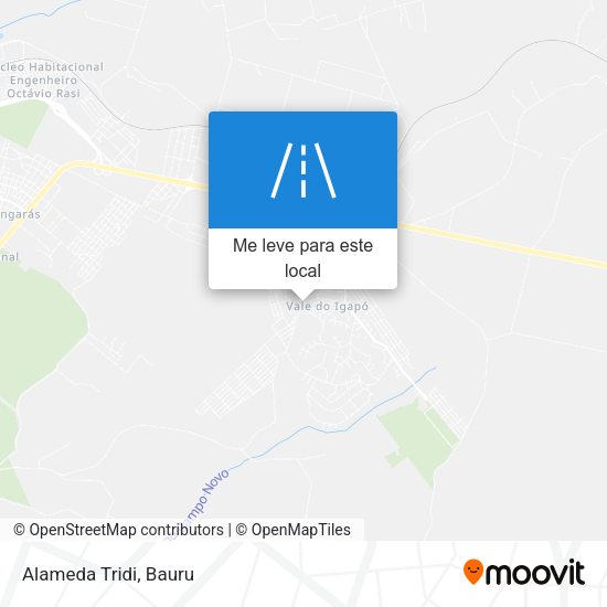 Alameda Tridi mapa