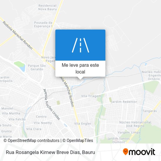 Rua Rosangela Kirnew Breve Dias mapa
