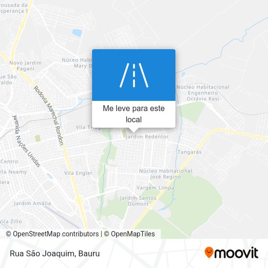 Rua São Joaquim mapa