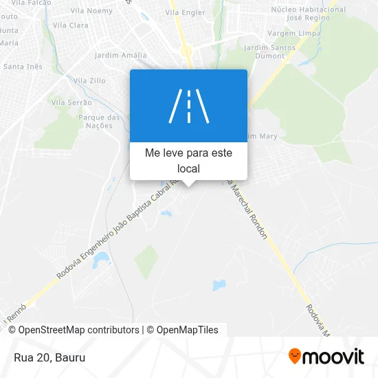 Rua 20 mapa