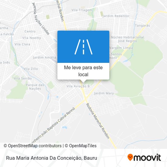 Rua Maria Antonia Da Conceição mapa