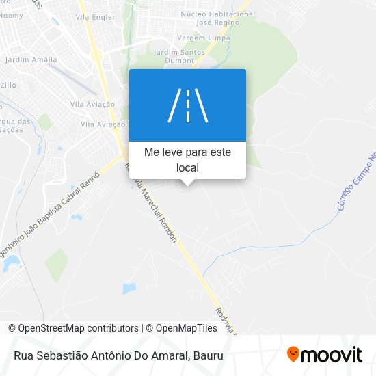 Rua Sebastião Antônio Do Amaral mapa