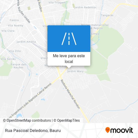 Rua Pascoal Deledono mapa