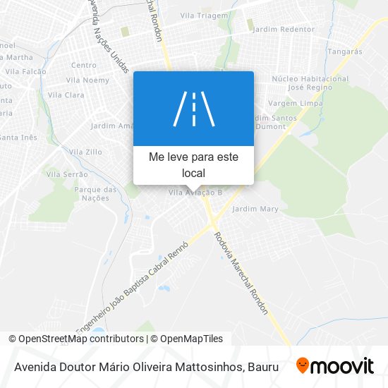 Avenida Doutor Mário Oliveira Mattosinhos mapa