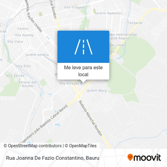 Rua Joanna De Fazio Constantino mapa