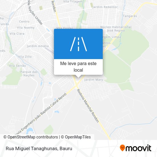 Rua Miguel Tanaghunas mapa