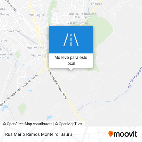 Rua Mário Ramos Monteiro mapa
