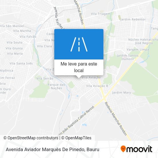 Avenida Aviador Marquês De Pinedo mapa