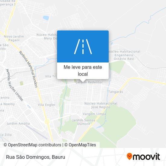 Rua São Domingos mapa