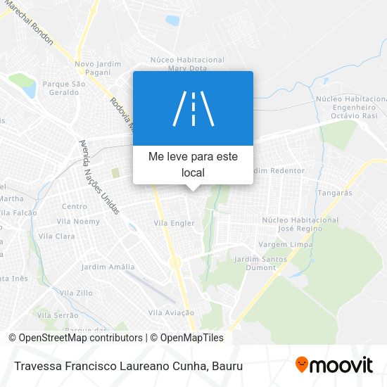 Travessa Francisco Laureano Cunha mapa